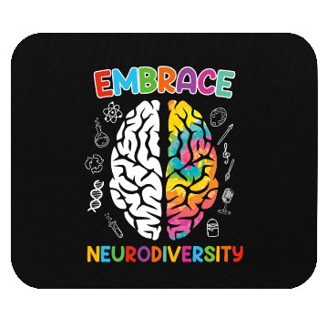 Discover Autism Embrace Neurodiversity Autistics Mouse Pads