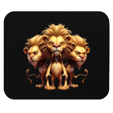 Discover Tree lion Mouse Pads