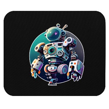 Discover Robot 02 Mouse Pads