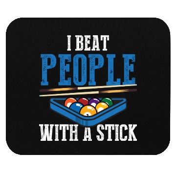 Discover Billiards Puns Pool Player Billiards Triangle Rack Mouse Pads