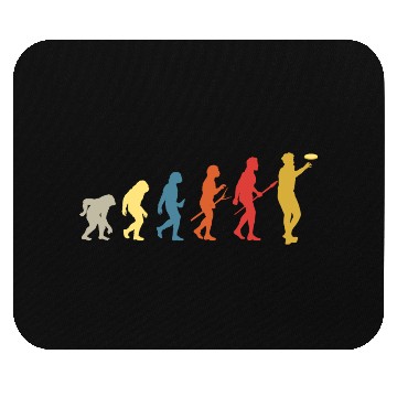 Discover Funny Disc Golf Evolution Vintage Frisbee Mouse Pads
