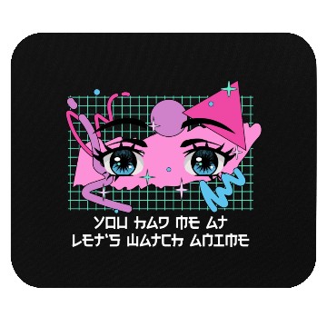 Discover Had Me at Lets Watch Anime Couples Japanese Lovers Mouse Pads