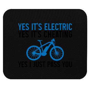 Discover It's Electric, It's Cheating, I Just Passed You 1 Mouse Pads