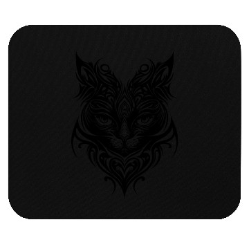 Discover Cute Kittens In Tattoo Style Mouse Pads