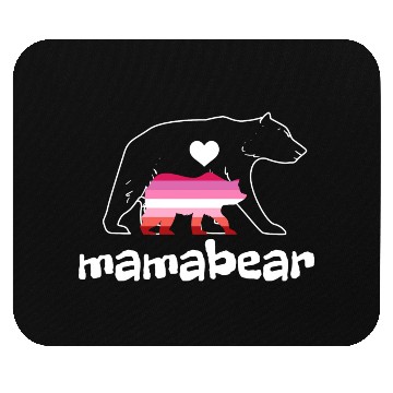 Discover Lesbian Mamabear Mouse Pads