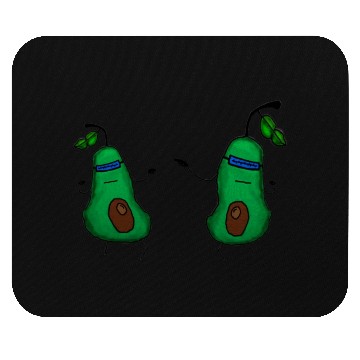 Discover Avocado you are not me Mouse Pads