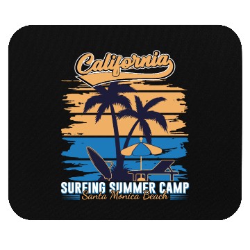 Discover California Surfing Summer Camp Mouse Pads