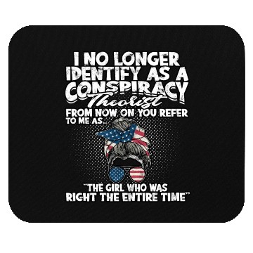 Discover Conspiracy Theorist Theory Science Fiction Mouse Pads