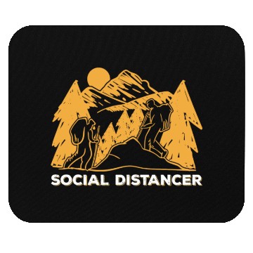 Discover Social Distancer Hiking Mouse Pads