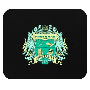Discover Insignia of University Freshman - Coat of arms Mouse Pads