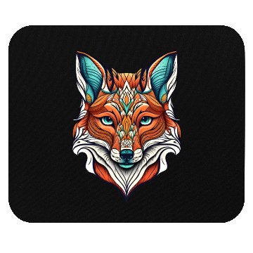 Discover Fox Face Mouse Pads