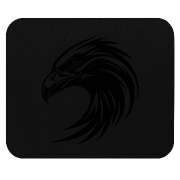 Discover Elegant Tribal Eagle Logo In Tattoo Style Mouse Pads