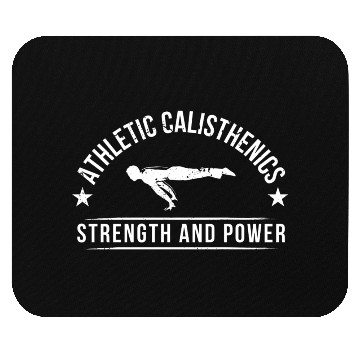 Discover athletic calisthenics power and strength Mouse Pads