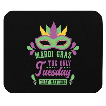 Discover Mardi Gras Carnival Tuesday Beer Drinking Party Mouse Pads