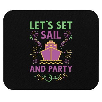 Discover Mardi Gras Cruise Ship Carnival Cruising Party Mouse Pads