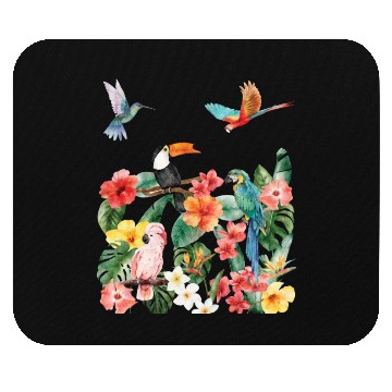 Discover Tropical paradise Mouse Pads