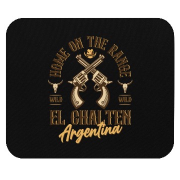 Discover El Chalten Argentina wild west town Mouse Pads
