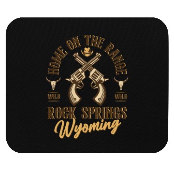 Discover RockSprings Wyoming wild west town Mouse Pads