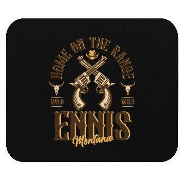 Discover Ennis Montana wild west town Mouse Pads
