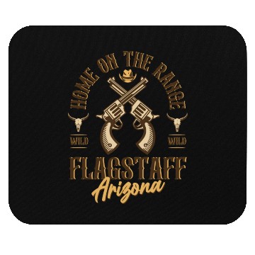 Discover Flagstaff Arizonna wild west town Mouse Pads