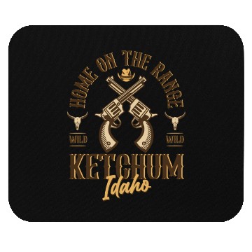 Discover Ketchum Idaho wild west town Mouse Pads