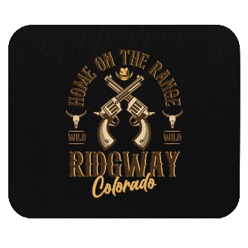 Discover Ridgway Colorado wild west town Mouse Pads