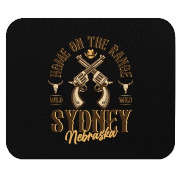 Discover Sidney Nebraska wild west town Mouse Pads