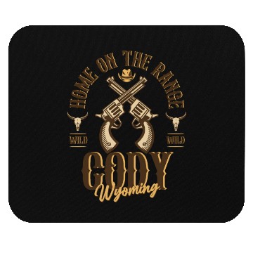 Discover Cody Wyoming wild west town Mouse Pads