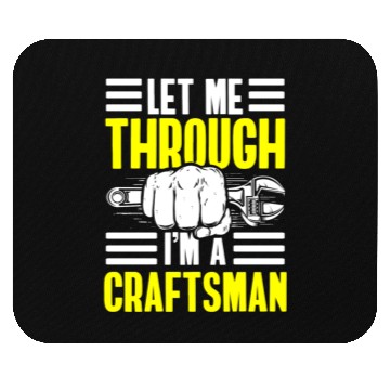 Discover Craft Workshop Construction Site Master Builder Mouse Pads