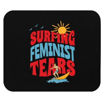 Discover Surfing Liberal Tears Apparel Summer Time Mouse Pads