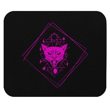 Discover Purple cat Mouse Pads