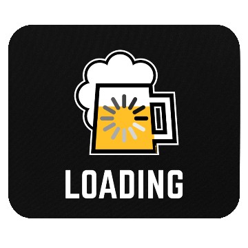 Discover Beer Loading (Drinking In Progress / Negative / |) Mouse Pads