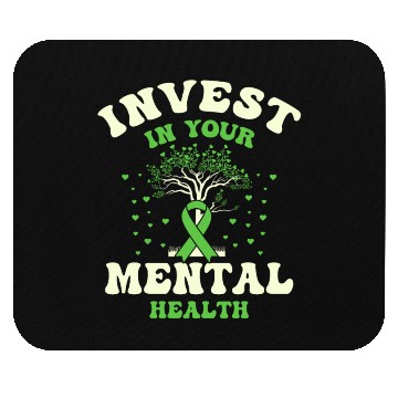Discover Invest In Your Mental Health Awareness Depression Mouse Pads