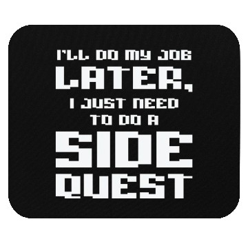 Discover Procrastinating Panda Lover Side Quest Panda Mouse Pads