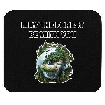 Discover May the Forest Be With You Mouse Pads