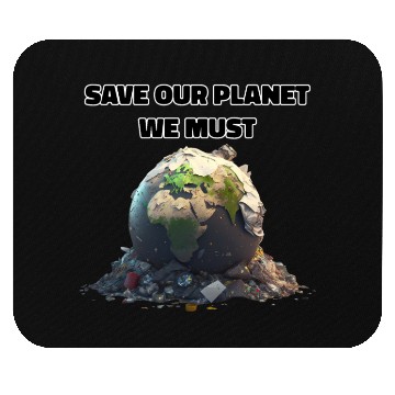 Discover Save Our Planet We Must Mouse Pads
