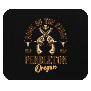 Discover Pendleton Oregon wild west town Mouse Pads