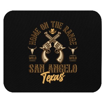 Discover San Angelo Texas wild west town Mouse Pads