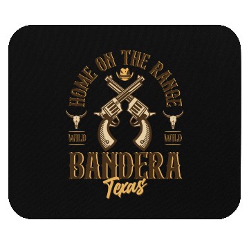 Discover Bandera Texas wild west town Mouse Pads