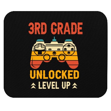 Discover 3rd Grade Unlocked Level Up Video Gamer Mouse Pads