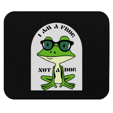 Discover I AM A FROG Mouse Pads