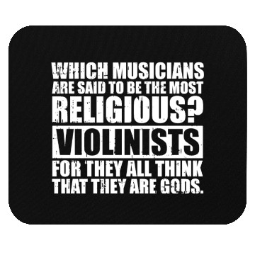 Discover Violin Violinist Humorous Mouse Pads
