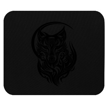 Discover Vintage Wolf Portrait T Tattoo Style Mouse Pads