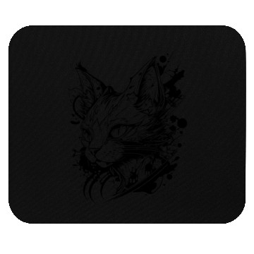 Discover Space Cat In Vintage Tattoo Style Mouse Pads