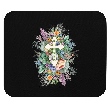 Discover Easter Blessed Roses Mouse Pads