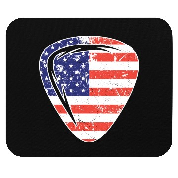 Discover 4th of July US Guitar Plectrum Mouse Pads