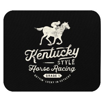Discover Funny Derby Day Kentucky style horse racing T Shi Mouse Pads