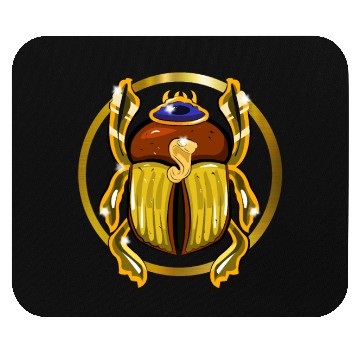 Discover Beetle Jewelry Circle Mouse Pads
