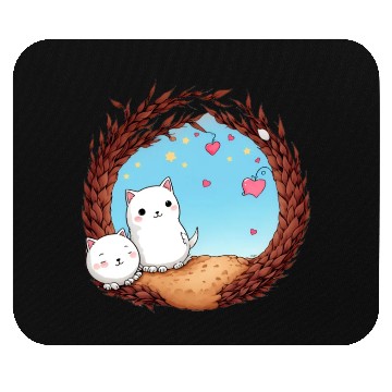 Discover Hearts and Stars Mouse Pads