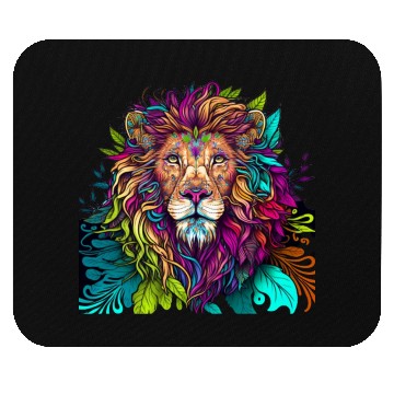 Discover lion Mouse Pads